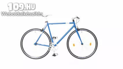 Skid metálkék/fehér 56 cm fixi kerékpár